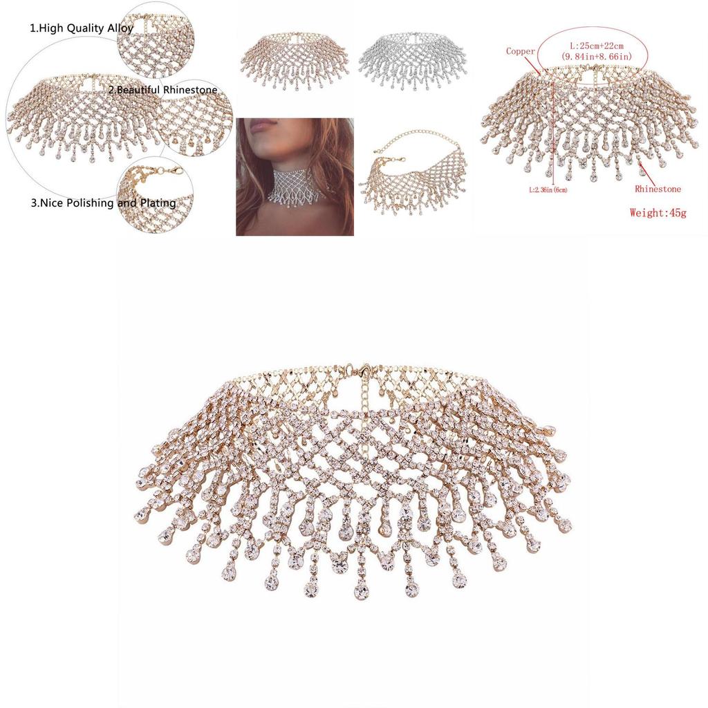 Stylish Water Drop Necklace For Women With Electroplated Finish And Geometric Shape