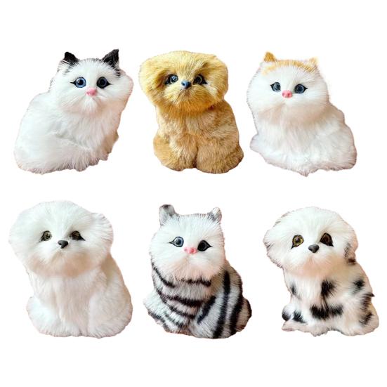 Kids Plush Simulated Animal Toy with Sound Interactive Dog Cat Plushie Toddlers Boys Girls Educational Stuffed Animal Toy