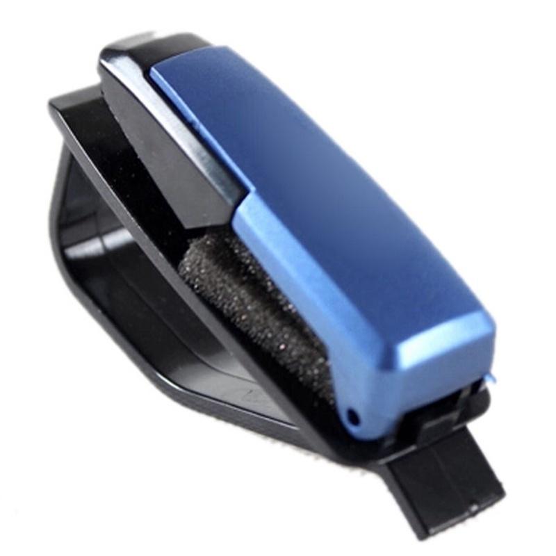 Fit Sun Visor Portable Car Sunglasses Eye Glasses Ticket Card Pen Holder Clip Cases Random Color