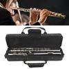 Flûte traversière LADE 16 trous à clés fermées avec sac de rangement Résonance accrue du tube Instrument de musique