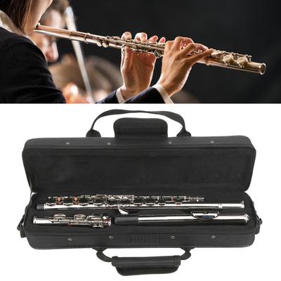 LADE 16 Hole C Flute Closed Key with Storage Bag Increased Tube Resonance Musical Instrument