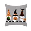New Halloween Cushion Cover Home Gift Sofa Cushion Peach Leather Velvet Car Bedside Pillow Cover