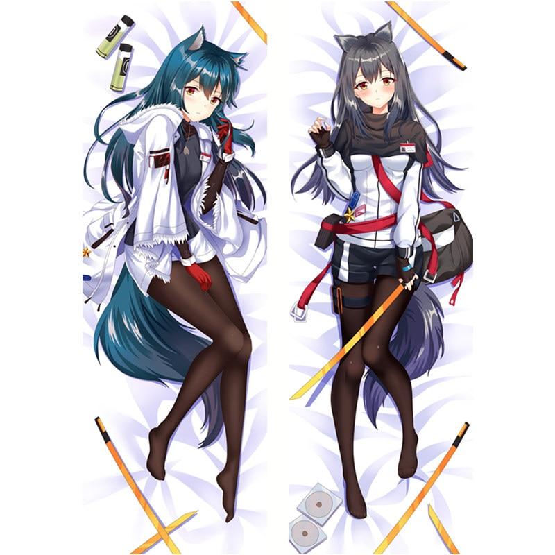 

60x180 см аниме игра Arknights Dakimakura наволочка женская Mostima Texas Peachskin 3D принт постельные принадлежности обнимающие наволочки для тела