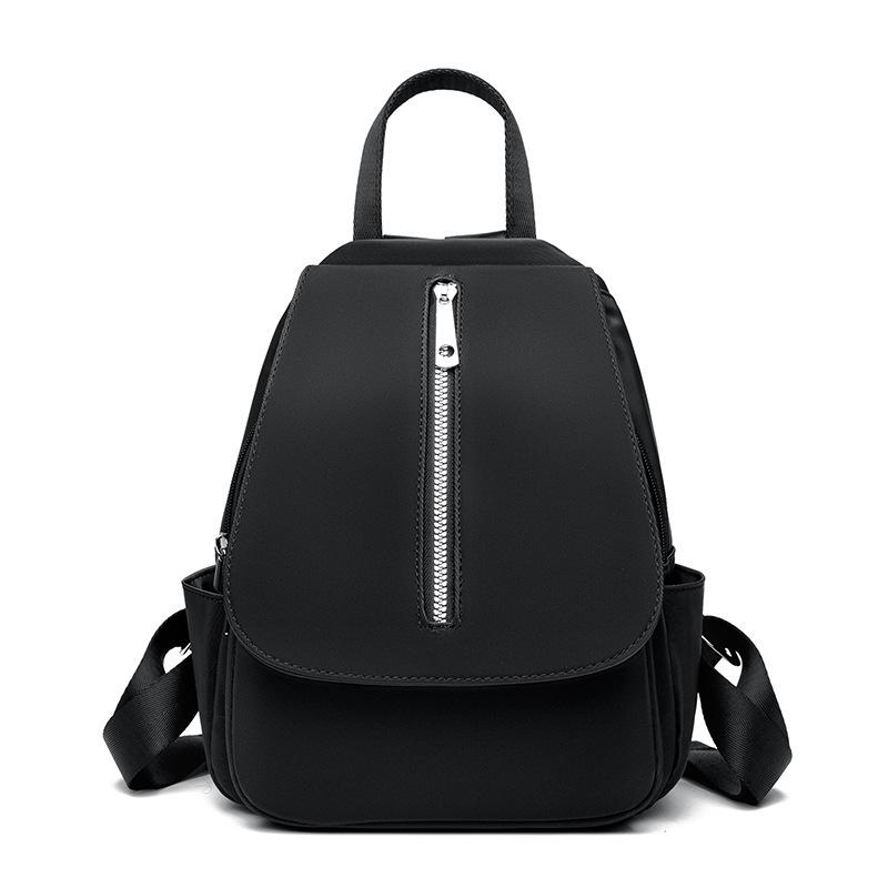 Schoolbag Wholesale Backpack Women's Nylon Cloth Foreign Style Backpack Korean Version Fashion Lightweight Canvas Casual Schoolbag High Value Backpack