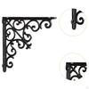 Decorative Shelf Bracket Support Duty with Screws Supporter Shelving for Living Room