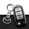 1Pcs Car Emblem Keychain Key Ring Accessories For Mazda 3 6 CX5 2 CX3 CX9 MX5 RX8 Axela Demio MS CX5 2 Axela Demio Atenza MS GJI GH BK MP