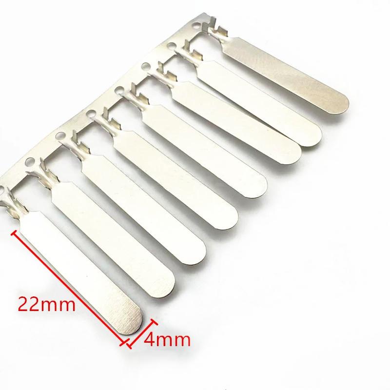 Stamping Terminal, Circular Nickel Plate, Butt Welding Terminal Plate, Wire Clip, Nickel Plate, 18650 Battery Cell Spring Plate