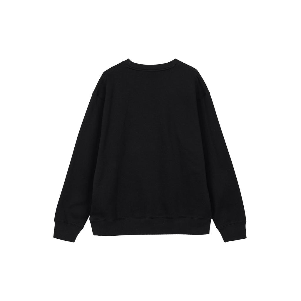 ANTA Sweatshirts Unisex Black Crew Neck Moderate Regular 172248706-4