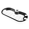 VIRGO hanging shelf in black and white for the shower