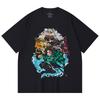 230 Gsm 100% Cotton Demon Slayer V23 Hashiras Print Unisex Heavy Cotton T Shirt