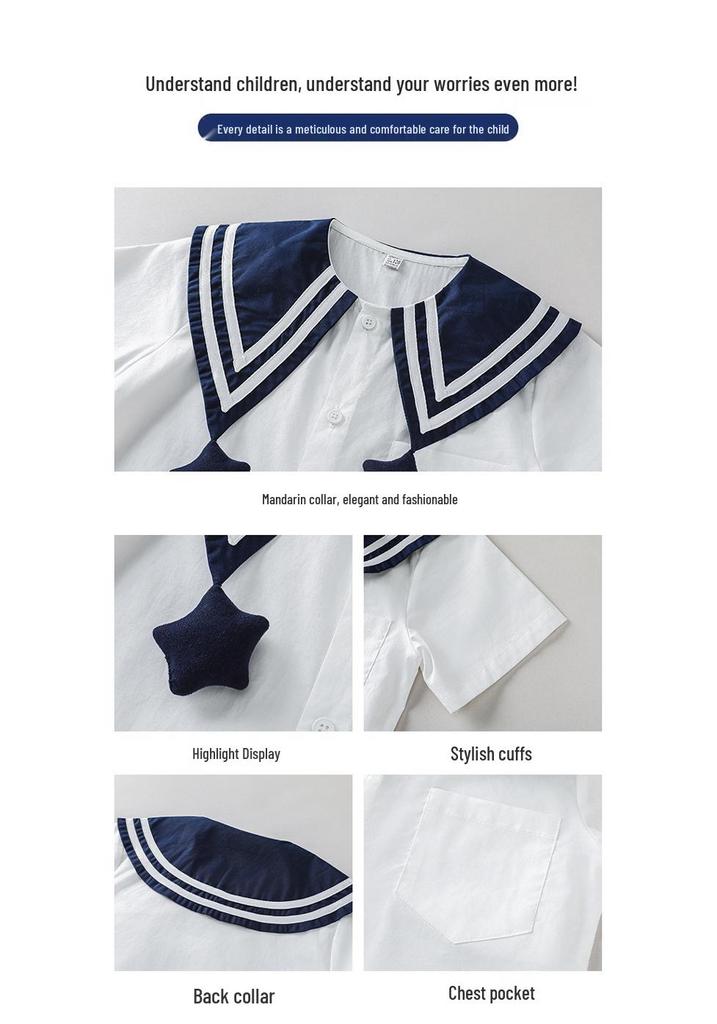 June 1st Performance & Graduation Costumes: Pure Cotton Summer Uniforms for Primary Schools & Kindergartens