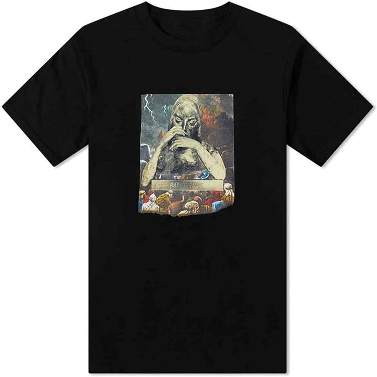 Men s Fucking Awesome Tee Saint Mary FA Skateboard T-Shirt Black S