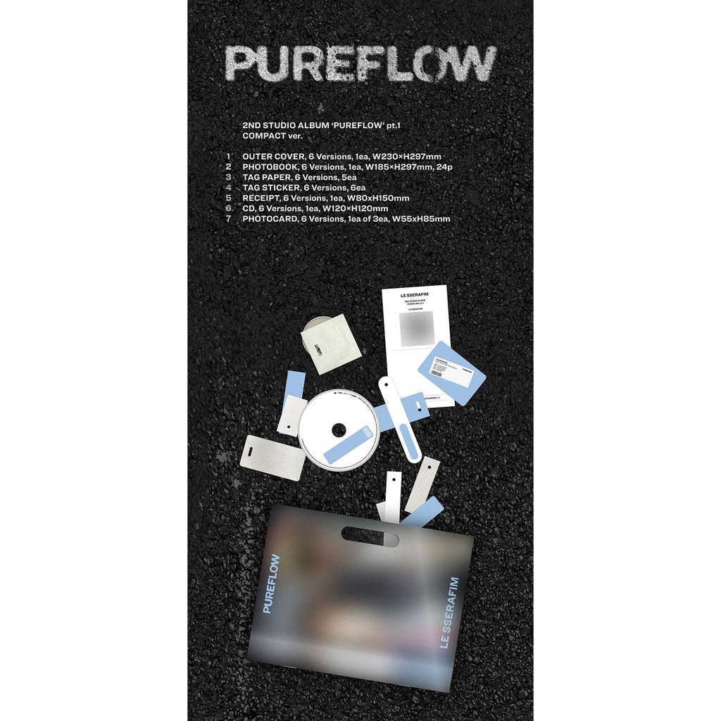 [předobjednávka] LE SSERAFIM 2. studiové album - PUREFLOW pt.1 (COMPACT ver.)