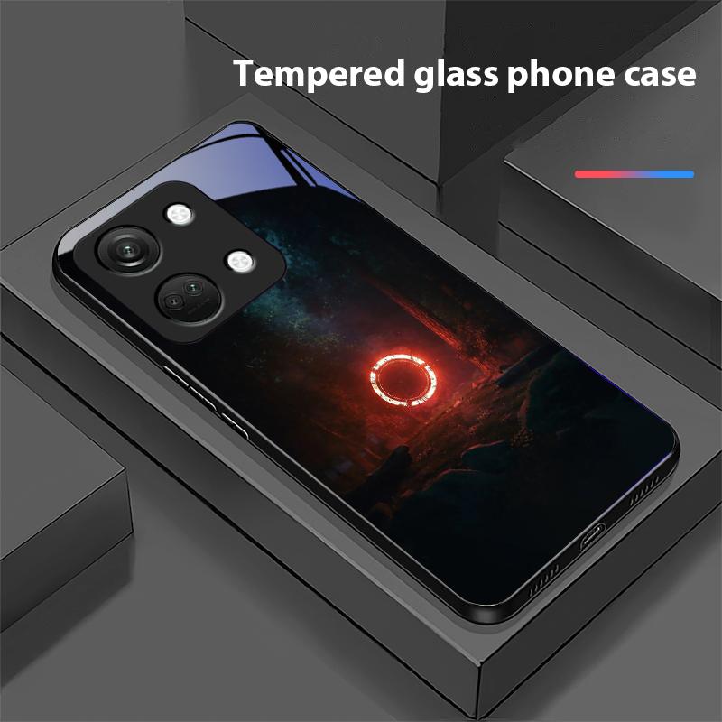 

Космическая планета для OnePlus Nord 3 5 6T 7 Pro 8 12 10T Reno8 Lite 5G 10R Nord N30 Чехол для телефона из закаленного стекла с твердым корпусом Черный For OnePlus Nord 3