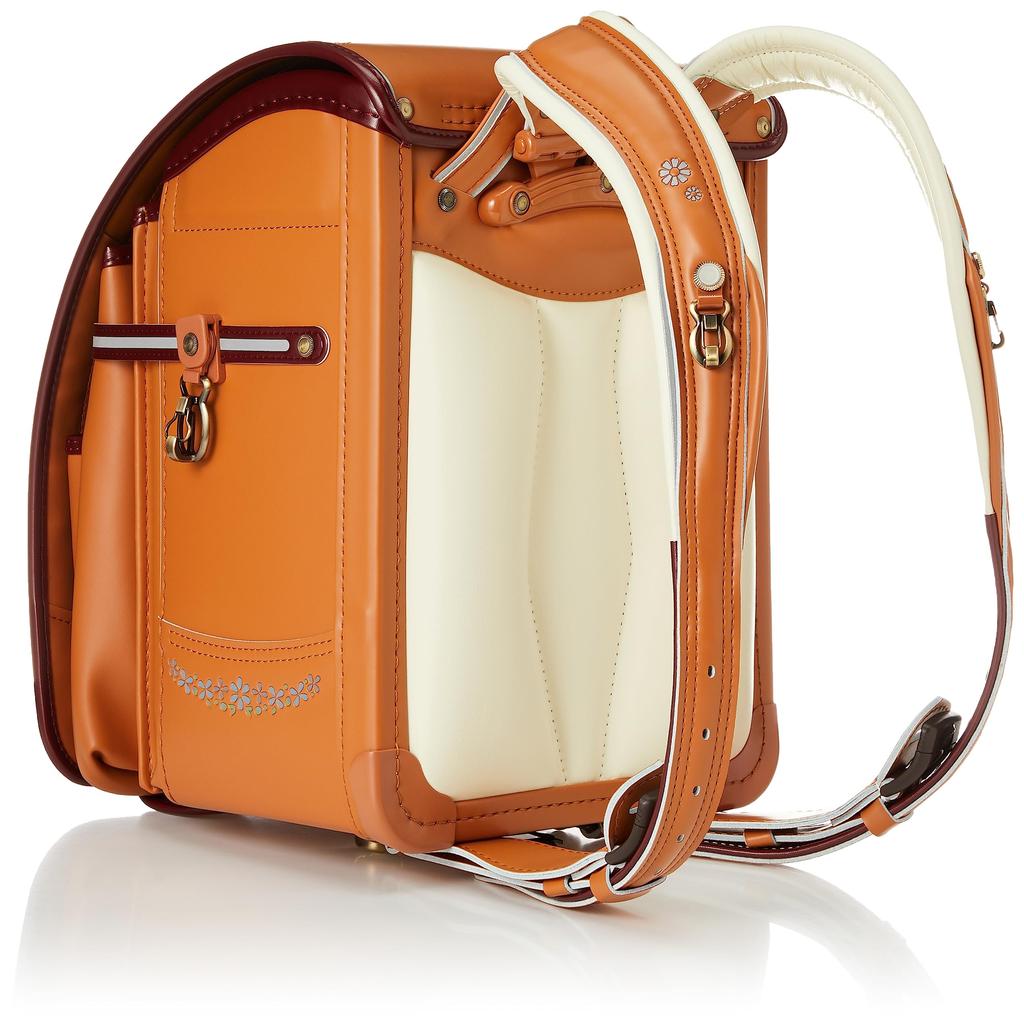 Fuwarii Japanese-made School Backpack, 2021, Fuwarii, Carmine/Burgundy