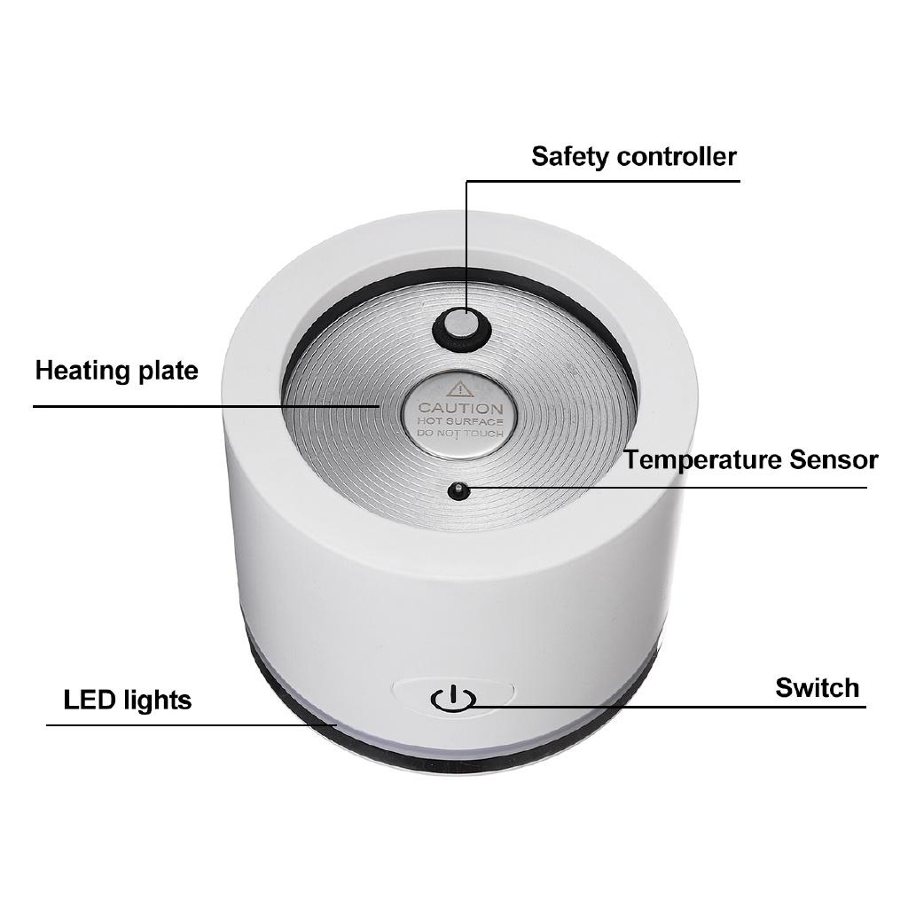 Large Capacity Electric Milk Frother LED Electric Milk Frother Automatic Foam Maker for Hot & Cold Milk Foam Stainless