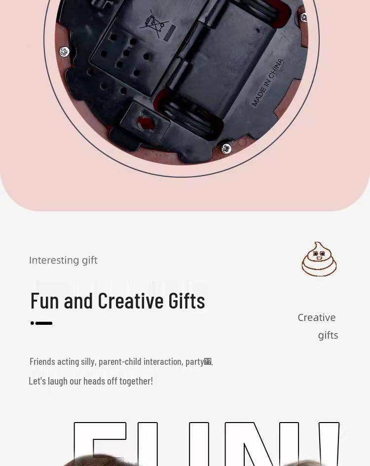 Remote Control Prank Poop Car - Sound & Movement Spoof Toy