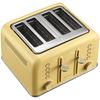 Buydeem 4-slice toaster, model dt640e, mellow yellow, eu