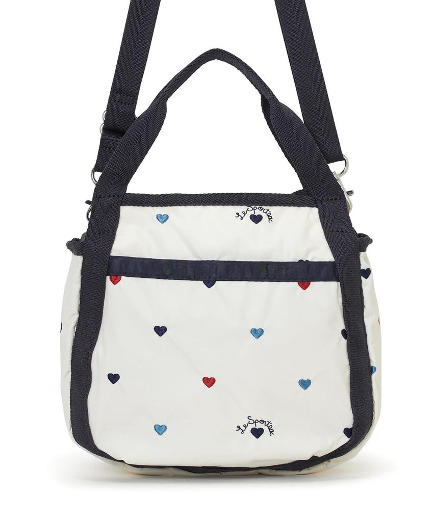 Official Shoulder Bag SMALL Heart Embroidery [LeSportsac] JENNI/8056/Tricolor