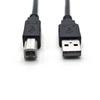 Delca USB 2.0 Printer Cable, 5.3 Feet (1.6 Meters), Black, Compatible with Canon, Brother, Epson, Samsung, HP, Dell & More