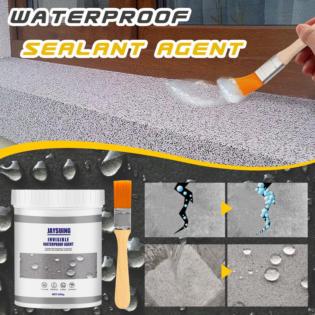 Jaysuing Sealant Waterproof Glue, Bathroom, Kitchen Exterior Wall Anti-leakage Plugging, Non-smashing Brick Leak Repair Paint