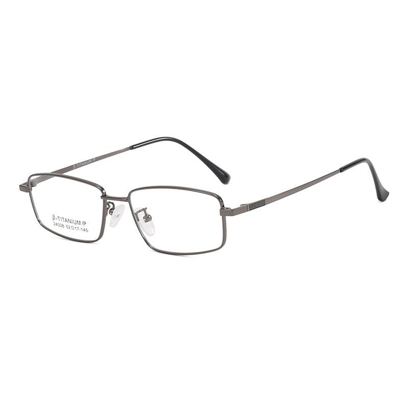 High Quality B Titanium Reading Glasses Men Women Small Square Frame Fashion Presbyopic Eyeglasses Business Rectangle Glasses
