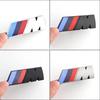 For BMW CBMW M Performance 3D Emblem ABS Glossy Black Front Grille & Rear Trunk Badge Sticker for M3 M5 X3 X5 Models Car Styling Upgrade