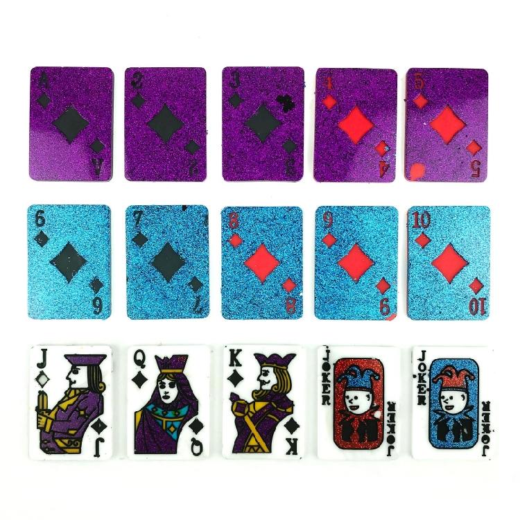 15 Cavities Playing Card Epoxy Molds DIY Resin Craft Cards Silicone Casting Mold