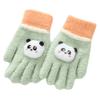 Children's Knitted Five-Finger Gloves for Outdoor Cycling