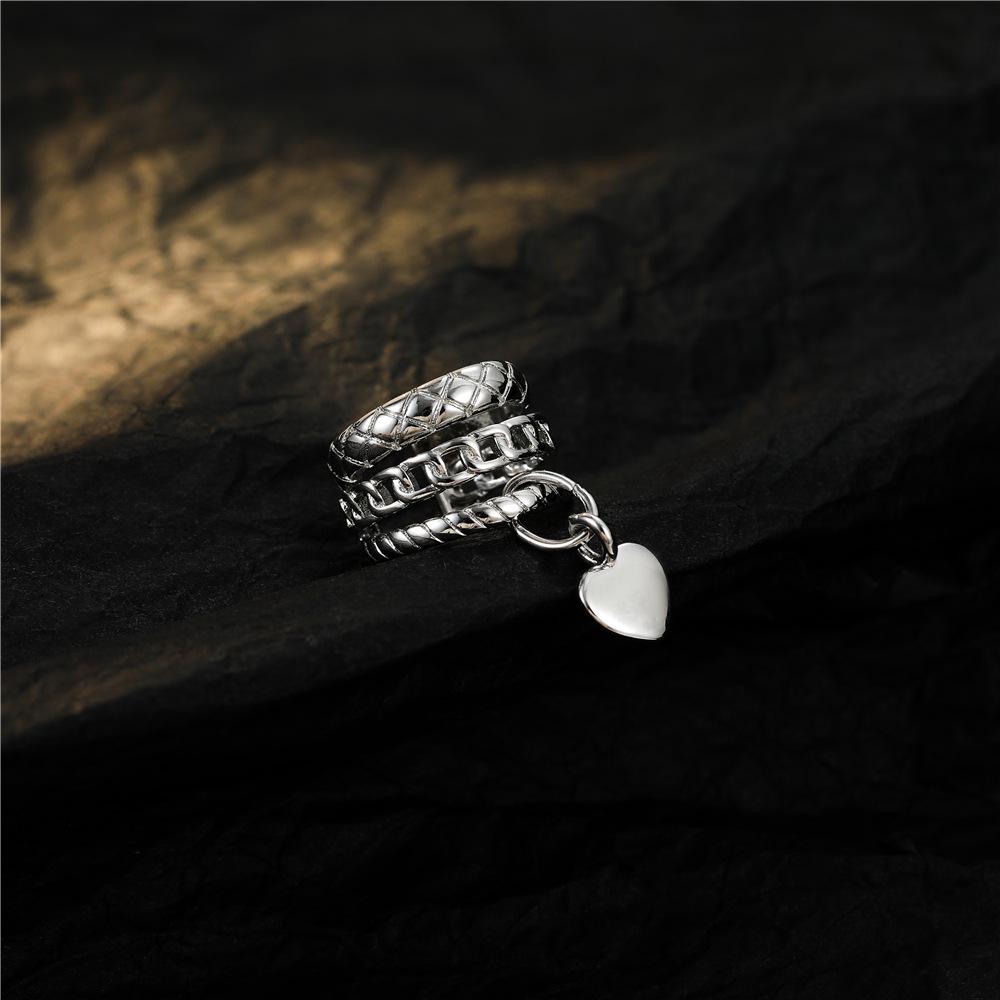 2026 Ear Clips, Love Diamond Earrings, Personalized No Ear Piercings, Simple Personality Trend Women s Models