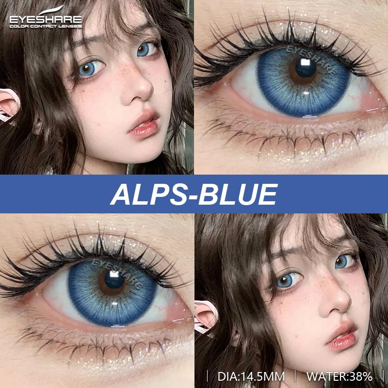 Eyeshare Neue Mode Farbige Kontaktlinsen Dunkelblaue Kontaktlinsen Grüne Schöne Linsen Braune Kontaktlinsen Graue Weiche Linsen 1 Paar
