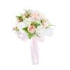 Wedding Bride Bouquet Artificial Rose Flower Bunch for Holiday Wedding Decor