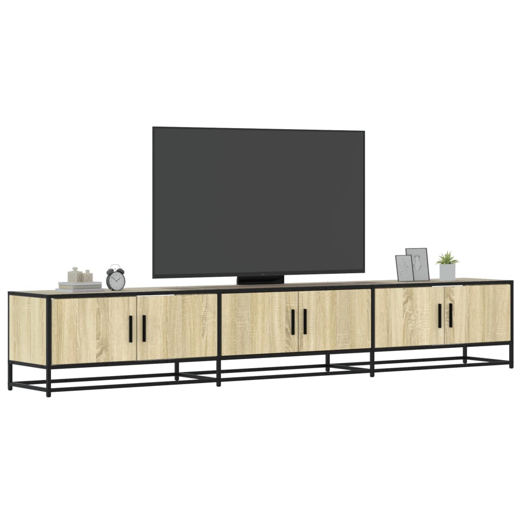Vidaxl Szafka Pod Tv, Dąb Sonoma, 240X35X41Cm, Materiał Drewnopochodny