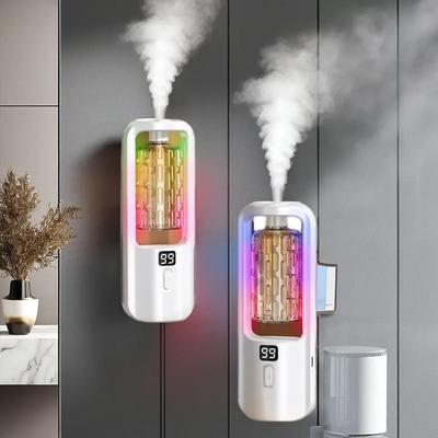 50ml Wandmontierter Aroma Diffusor Ätherische Öle Diffusor mit Zeiteinstellung Luftreinigend Duftverteilend Für Schlafzimmer Toilette