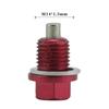 Fan Drain Plug, Improved Aluminum Alloy Pan Screw Magnetic Drain Plug Bolt