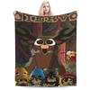 Custom 99 Nights In The Forest Blanket Survival Horror Games Plush Vintage Breathable Throw Blankets For Home Textile Decor