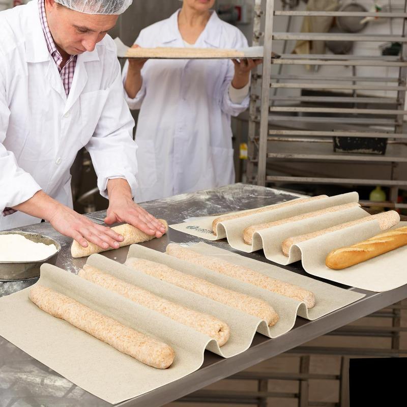 S/M/L Dough Fermented Cotton Cloth Kitchen Dining Bakers Pans Dough Couche Pastry Proofing Cloth Baking French Bread Bakers Tool