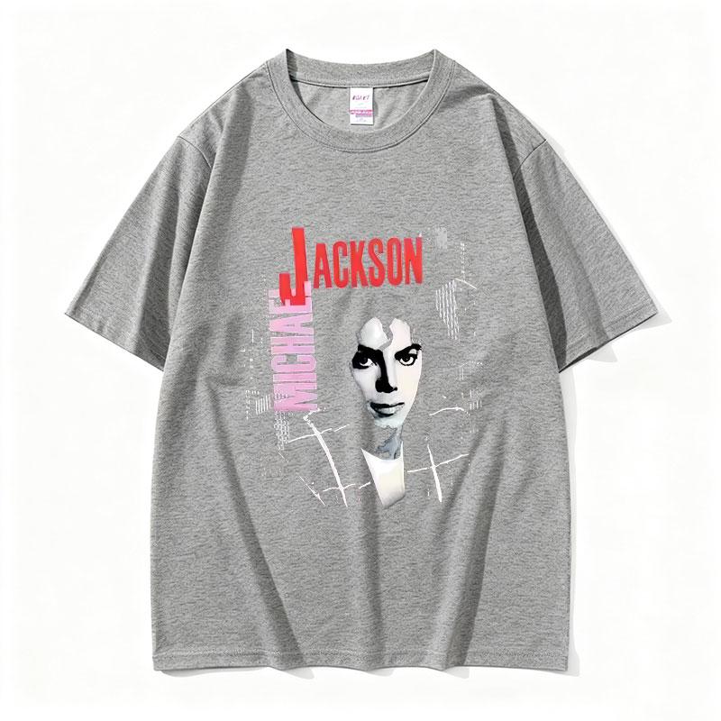 King of Pop Michael Jackson Graphic Tshirt Unisex Casual High Quality Soft Cotton T Shirts Unisex Gothic Rock Oversized Streetwear