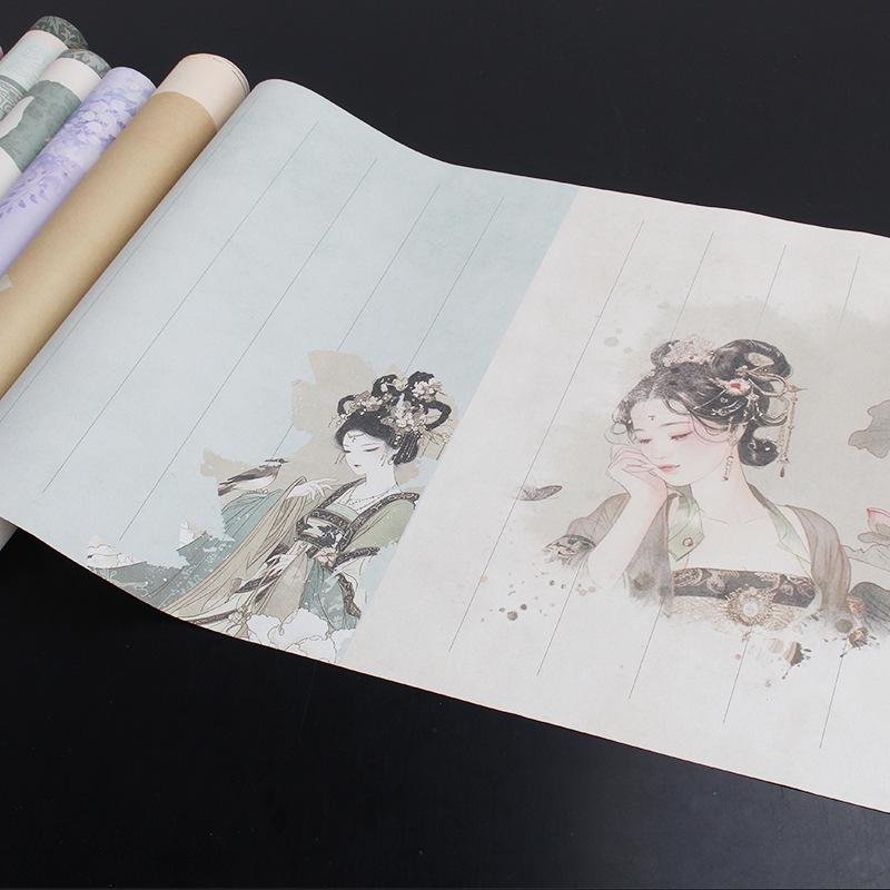 Batik-Mikrosprüh-Langhaar-Kalligraphiepinsel zum Üben, für Wettbewerbe und Ausstellungen