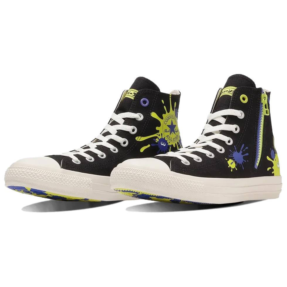 Converse Chuck Taylor All Star Zip Hi Splatoon 3 Black Men Sneakers 31312701