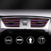 10Pcs 20cm U Air Conditioner Shape Car Decorative Outlet Moulding Trim Strips