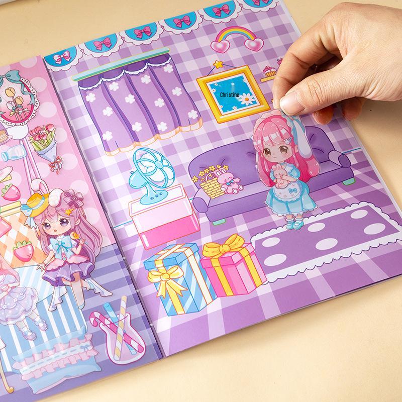 Student DIY Sticker Book: Quiet Scene Edition for Journaling & Gifts