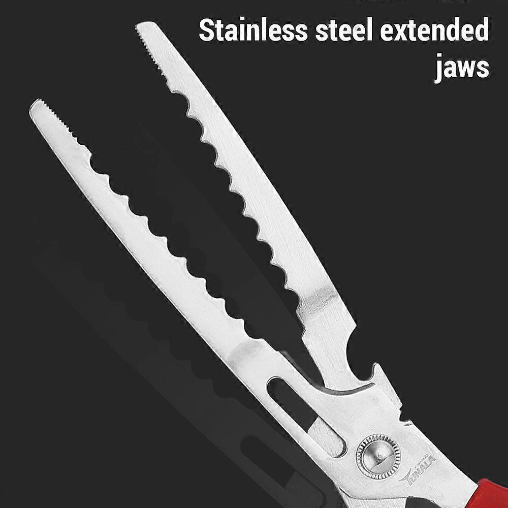 Stainless Steel Fishing Scissors Multifunctional Fishing Line Cutters Anti-slip Fishing Shears