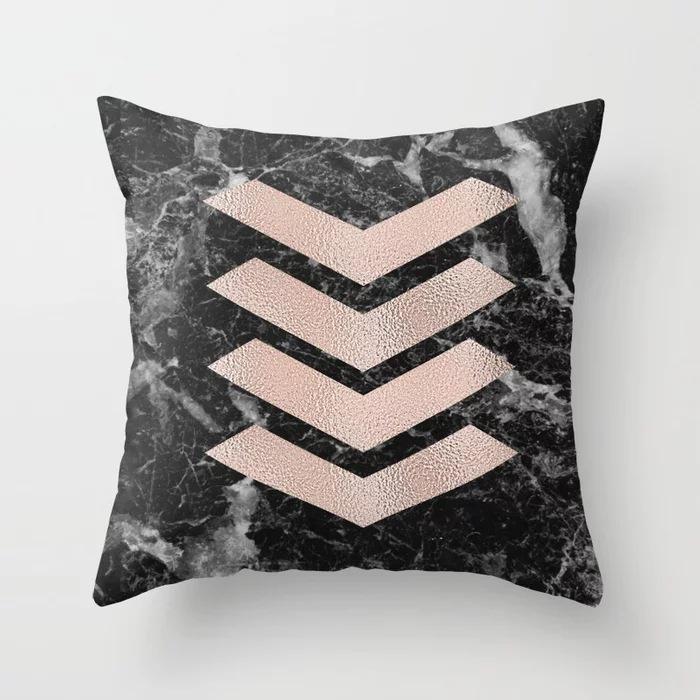 New Modern Minimalist Geometric Printed Pillowcase Home Sofa Cushion Pillowcase