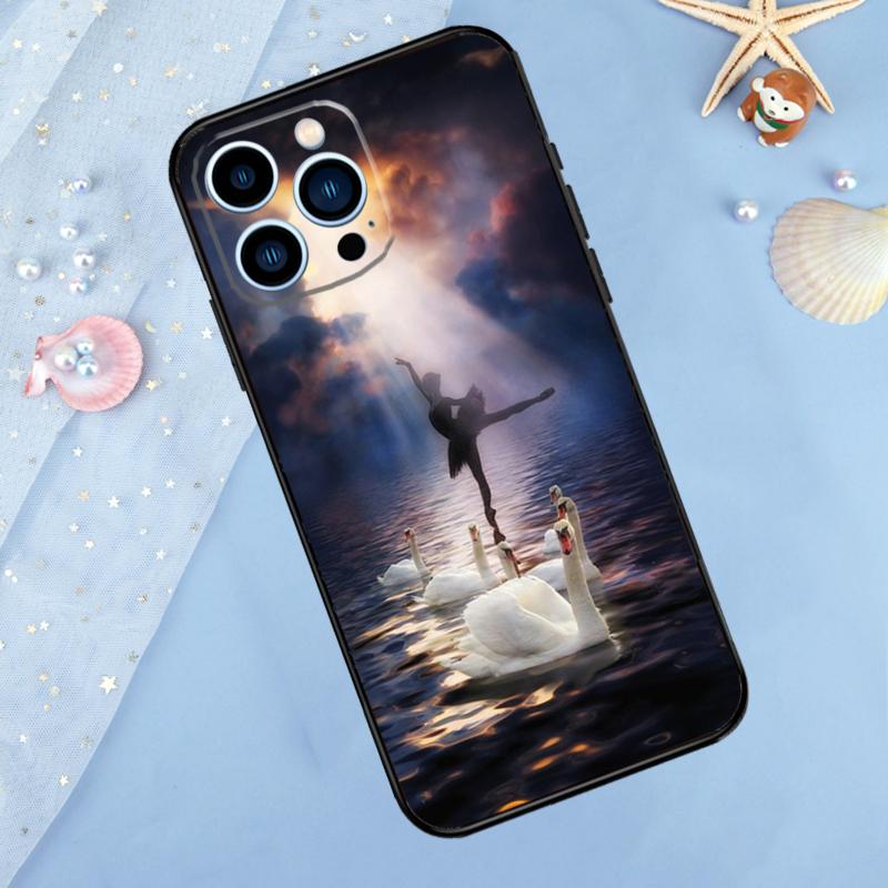 Swan Dance Ballet Case For iPhone 17 Pro Max16 15 14 13 11 12 Pro Max Plus 12 13 Mini 16e 17 Air Back Cover