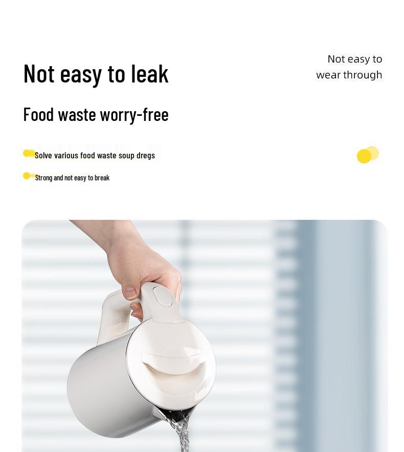 Extra-Thick No-Tear White Drawstring Trash Bags, Large Size for Kitchen