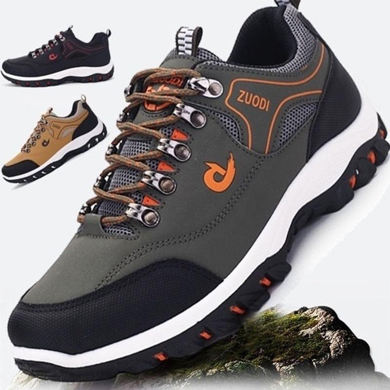 Men Sneakers Casual Sport Man Hiking Shoes Outdoor Mountain Boots Climbing Shoes Zapatos De Hombre Plus Size 39-48