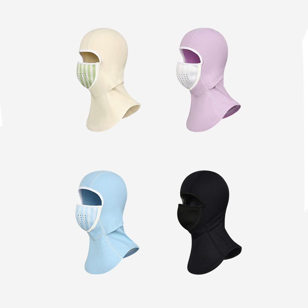 Breathable Winter  Face Mask Thickened Fleece Warm Hood  Outdoor Cycling