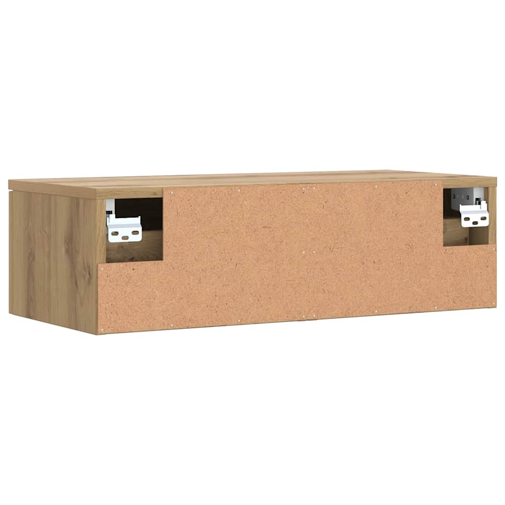 Wohnzimmer-Schubladenschrank für Fernseher, wandmontierter Dekorations- und Aufbewahrungsschrank, 68x30x20 cm