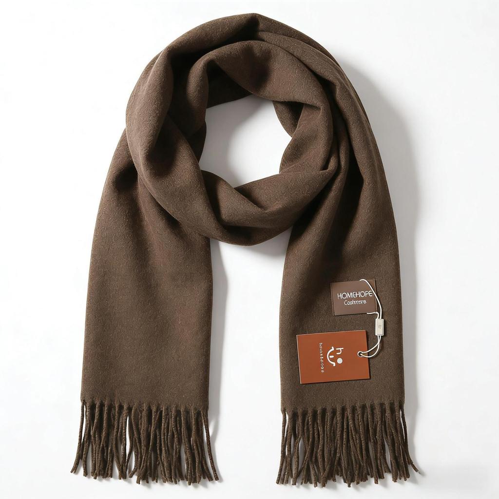 Women S Thick Korean Style Solid Faux Cashmere Scarf Winter Shawl Couple Neck Wrap